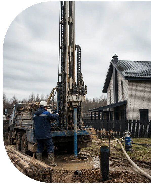 Бурение скважин на воду под ключ в Азове от 123228 р. | АПаруса-Азв