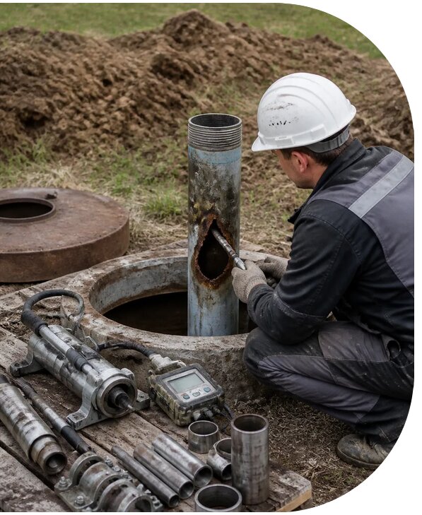 Ремонт обсадной колонны скважины в Азове с гарантией