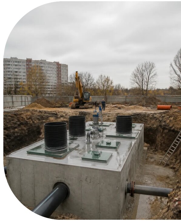 Канализационная насосная станция в Азове от 256725 р. | АПаруса-Азв